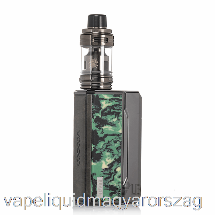 Voopoo Drag 4 177w Starter Kit Gun Metal + Forest Green Vape E Cigi